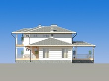 Оригинальный проект удобного современного дома 300 m²