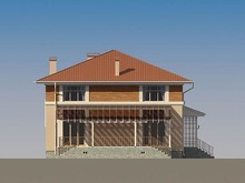 Оригинальный проект современного квадратного дома со всеми удобствами
