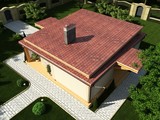 Красивый проект современной дачи с плоской крышей