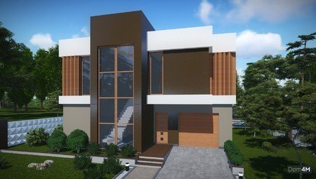 Проект для строительства красивого современного дома
