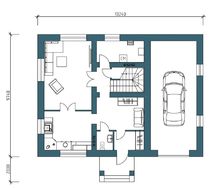 Проект красивого дома с рациональным распределением площадей