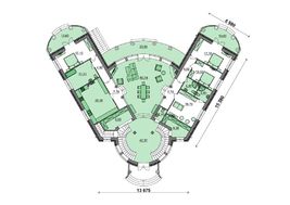Проект роскошной резиденции с куполообразной крышей