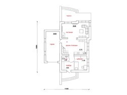 Красивый проект оригинального дома с мансардой и чердачным помещением