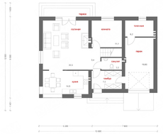 Красивый проект двухэтажного просторного особняка с гаражом