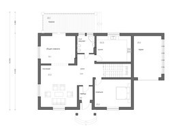 Красивый проект классического загородного коттеджа с шестью спальнями