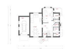 Красивый проект интересного загородного коттеджа с многоскатной кровлей