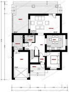 Красивый проект загородного коттеджа со встроенным гаражом и кирпичным фасадом