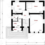 Красивый проект классической усадьбы в светлых тонах