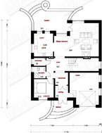Красивый проект стильного 1,5-этажного дома с гаражом