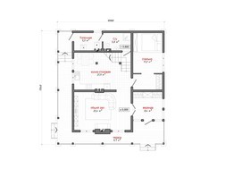 Красивый проект каркасного дома с просторной мансардой