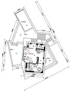 Красивый проект виллы в стиле хай тек с гаражом в цокольной зоне