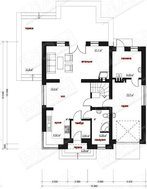 Красивый проект дома с мансардным этажом и гаражом