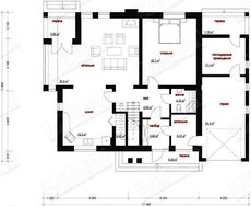 Красивый проект двухэтажного комфортного дома с гаражом