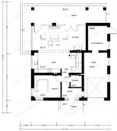 Красивый проект загородного коттеджа с большой светлой террасой