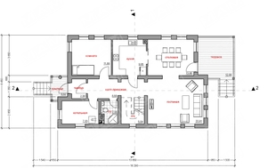 Красивый проект практичного 2х этажного особняка на 190 m²