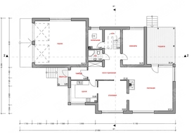 Оригинальный проект 2х этажного небольшого загородного дома удобной планировки
