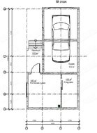 Архитектурный проект аккуратного гаража с удобной маленькой сторожкой